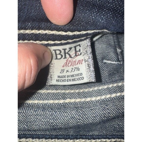 BKE Buckle Jeans Women's Size 30x32 Blue Stella Flare Stretch Y2K - Picture 7 of 12